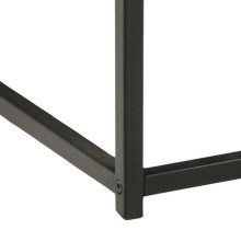 Stolik kawowy z półką loft Gila 120x60cm dąb dziki / czarny Actona