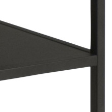 Stolik kawowy z półką loft Gila 120x60cm dąb dziki / czarny Actona