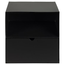 Szafka nocna podwieszana z szufladą Joliet 30cm czarna Actona