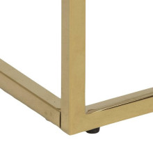 Szafka nocna glamour z półkami Alisma 45cm biały marmur / złoty Actona