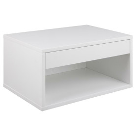 Szafka nocna wisząca z szufladą i półką Cholet 50cm biała Actona 2