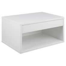 Szafka nocna wisząca z szufladą i półką Cholet 50cm biała Actona