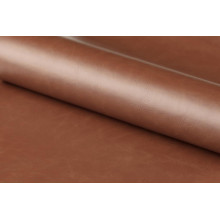 Hoker barowy z ekoskóry na czarnej nodze Oregon H76,5cm brandy brąz Actona