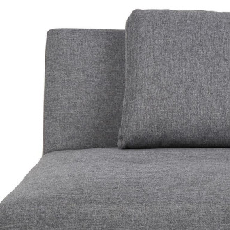 Sofa tapicerowana rozkładana z poduszkami Lucca 180cm szara Actona