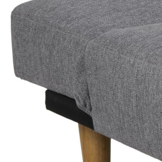 Sofa tapicerowana rozkładana z poduszkami Lucca 180cm szara Actona