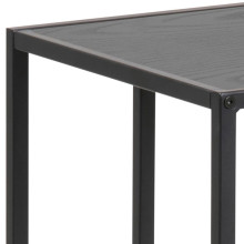 Stolik boczny loft Seaford 43x35cm czarny Actona