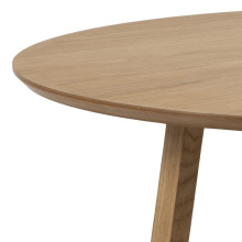 Stół okrągły fornirowany Malika 120cm dąb Actona