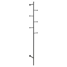 Wieszak ścienny metalowy Aspen 171cm czarny Actona