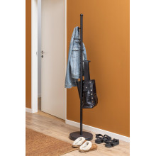 Wieszak stojący metalowy Aspen 170cm czarny Actona