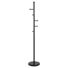 Wieszak stojący metalowy Aspen 170cm czarny Actona