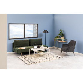Sofa sztruksowa rozkładana Blain 200cm zielona Actona 2
