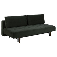 Sofa sztruksowa rozkładana Blain 200cm zielona Actona