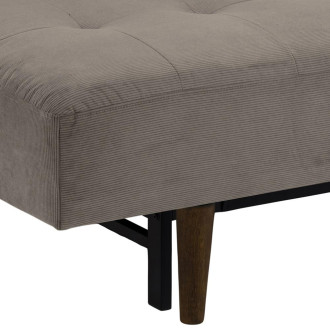 Sofa sztruksowa rozkładana Blain 200cm beżowa Actona