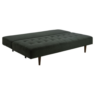 Sofa sztruksowa rozkładana Blain 200cm zielona Actona