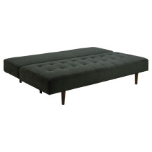 Sofa sztruksowa rozkładana Blain 200cm zielona Actona