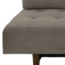 Sofa sztruksowa rozkładana Blain 200cm beżowa Actona