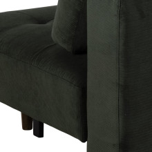 Sofa sztruksowa rozkładana Blain 200cm zielona Actona