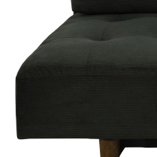Sofa sztruksowa rozkładana Blain 200cm zielona Actona