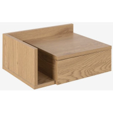 Szafka nocna podwieszana z szufladą i przegródką Ashlan II 40cm dąb Actona