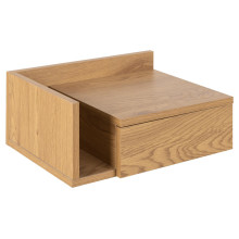 Szafka nocna podwieszana z szufladą i przegródką Ashlan II 40cm dąb Actona
