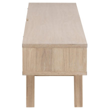 Szafka RTV na wysokich nóżkach A-line 150x45cm dąb bielony Actona