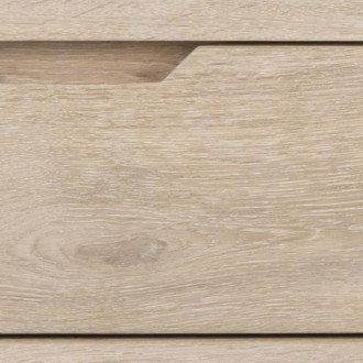Szafka RTV na wysokich nóżkach A-line 150x45cm dąb bielony Actona