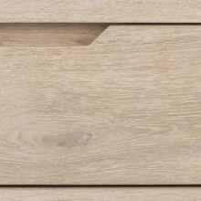Szafka RTV na wysokich nóżkach A-line 150x45cm dąb bielony Actona