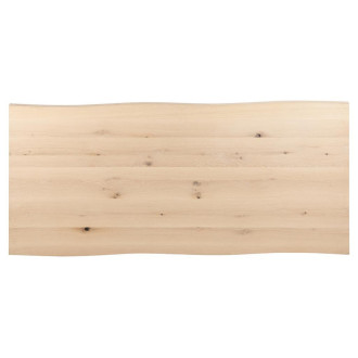 Stół prostokątny fornirowany loft Malika 220x100cm dąb bielony Actona
