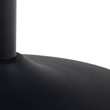 Stół barowy ceramiczny na jednej nodze Malta 80cm czarny matowy Actona