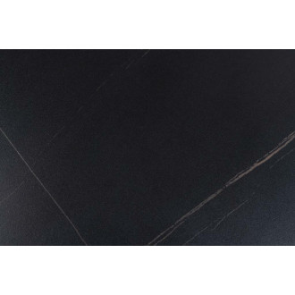 Stół barowy ceramiczny na jednej nodze Malta 80cm czarny matowy Actona