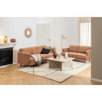 Stolik marmurowy kwadratowy Vega 90x90cm beżowy Actona