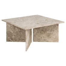 Stolik marmurowy kwadratowy Vega 90x90cm beżowy Actona