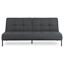 Sofa rozkładana 3 osobowa Perugia 198cm ciemny szary Actona