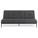 Sofa rozkładana 3 osobowa Perugia 198cm ciemny szary Actona