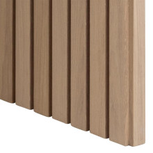 Stół fornirowany na frezowanej podstawie Christo 220x105cm dąb bielony Actona