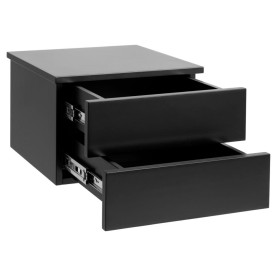 Szafka nocna wisząca z 2 szufladami Avignon 37cm czarna Actona 2