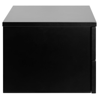 Szafka nocna wisząca z 2 szufladami Avignon 37cm czarna Actona