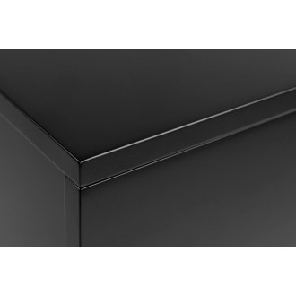 Szafka nocna wisząca z 2 szufladami Avignon 37cm czarna Actona