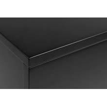 Szafka nocna wisząca z 2 szufladami Avignon 37cm czarna Actona