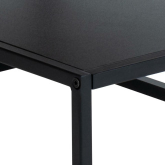 Stolik kawowy z półką loft Gila 90x60cm dąb dziki / czarny Actona