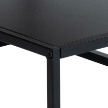 Stolik kawowy z półką loft Gila 90x60cm dąb dziki / czarny Actona