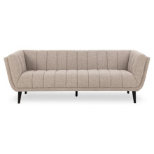 Sofa 3-osobowa tapicerowana Tampa 218cm beżowa Monza 60 Actona
