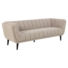 Sofa 3-osobowa tapicerowana Tampa 218cm beżowa Monza 60 Actona