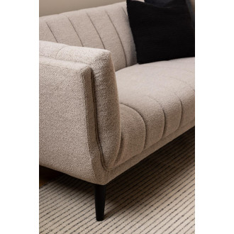 Sofa 3-osobowa tapicerowana Tampa 218cm beżowa Monza 60 Actona