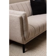 Sofa 3-osobowa tapicerowana Tampa 218cm beżowa Monza 60 Actona