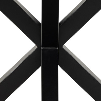 Stół ceramiczny okrągły Heaven 119cm szary anista / czarny Actona