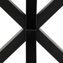 Stół ceramiczny okrągły Heaven 119cm szary anista / czarny Actona