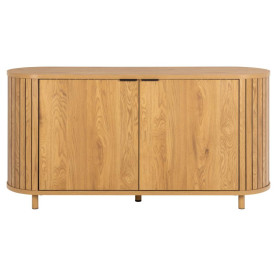 Komoda owalna prl / vintage Colima 160x80cm dąb dziki Actona