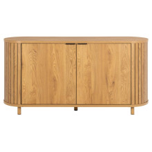 Komoda owalna prl / vintage Colima 160x80cm dąb dziki Actona