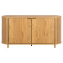 Komoda owalna prl / vintage Colima 160x80cm dąb dziki Actona